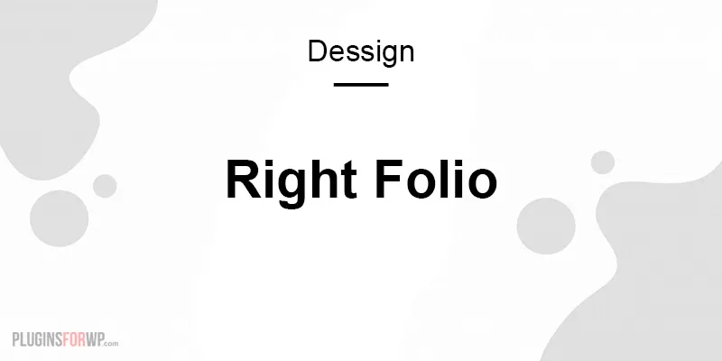 Right Folio Responsive WordPress Theme