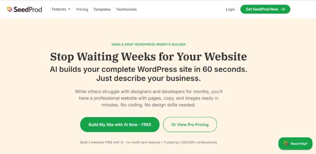 SeedProd 404 Page Pro