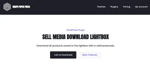 Sell Media Download Lightbox