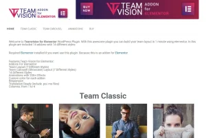 Team Vision for Elementor