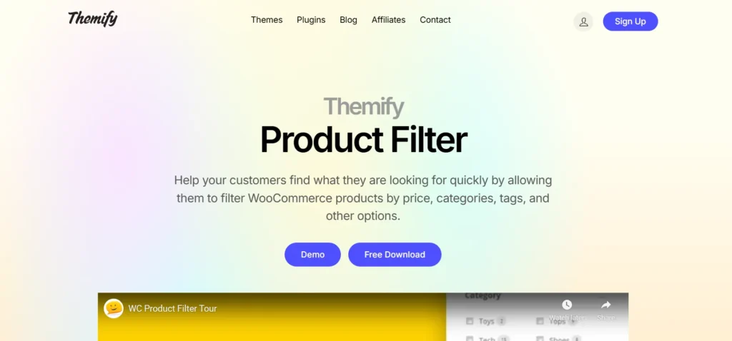 Themify – WooCommerce Product Filter