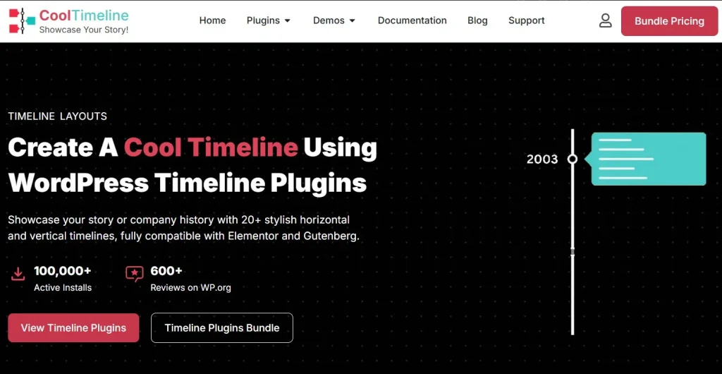 Timeline Widget Pro For Elementor