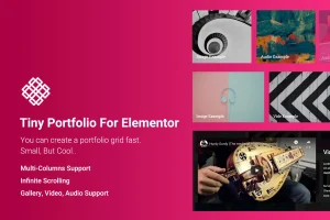 Tiny Portfolio Widgets For Elementor