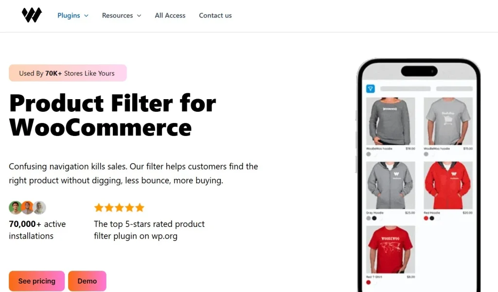 WBW Product Filter PRO