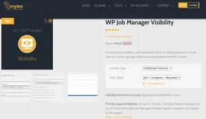 WP Job Manager – Visibility