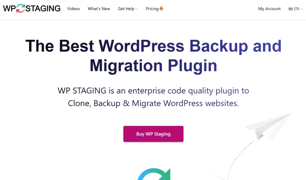 WP STAGING PRO – Backup Duplicator & Migration