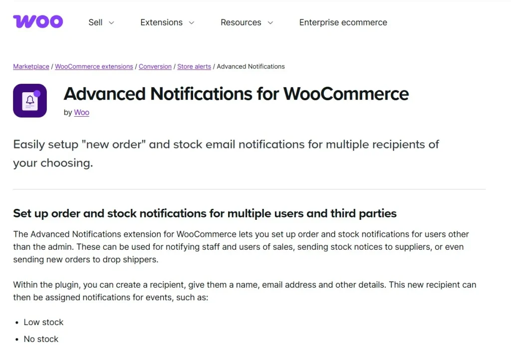 WooCommerce Advanced Notifications