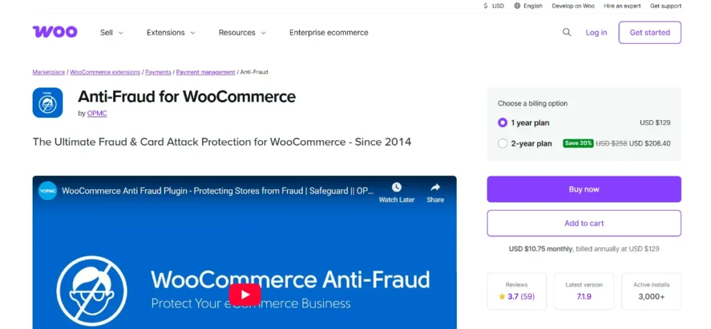 WooCommerce Anti Fraud
