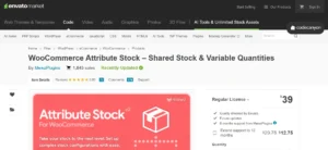 WooCommerce Attribute Stock