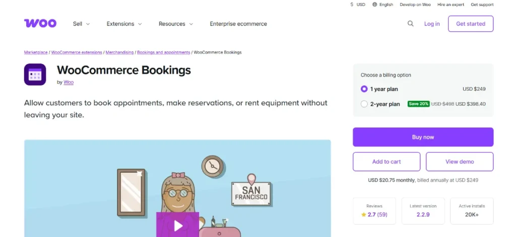 WooCommerce Bookings