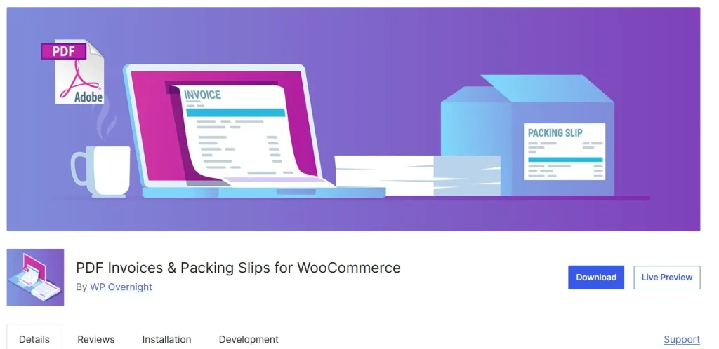 WooCommerce PDF Invoices & Packing Slips
