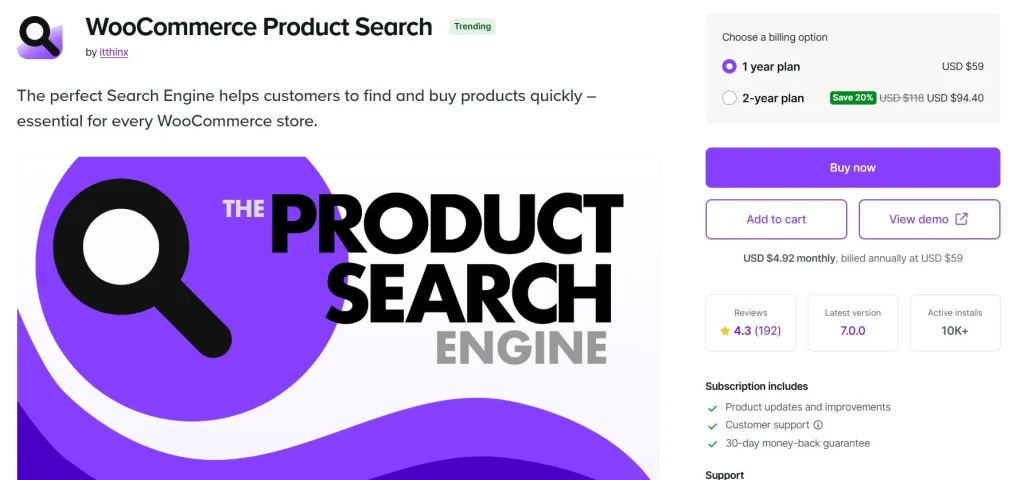 WooCommerce Product Search