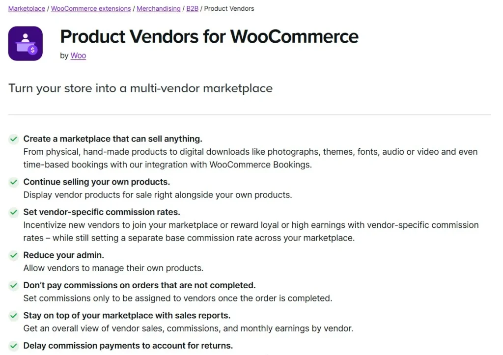 WooCommerce Product Vendors