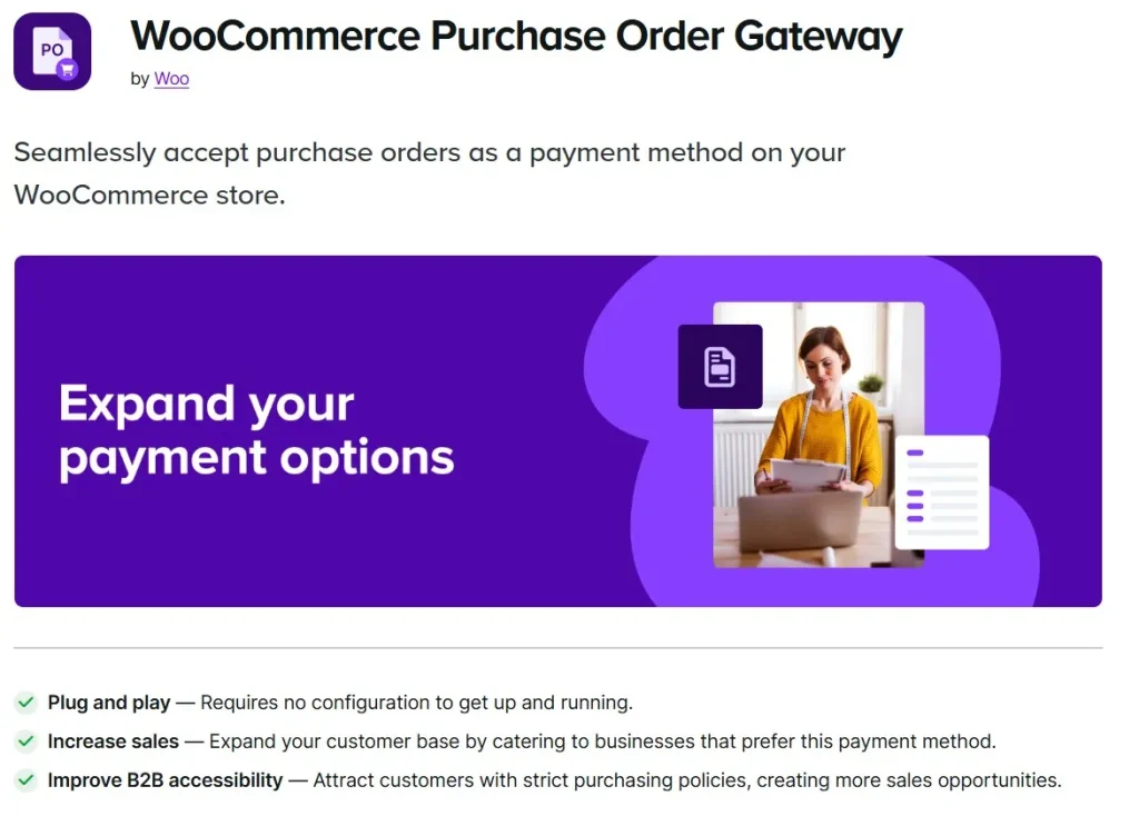 WooCommerce Purchase Order Payment Gateway