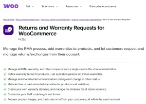WooCommerce Warranty Requests