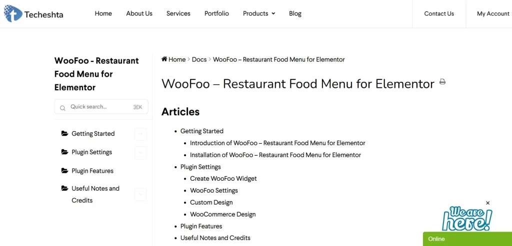 WooFoo – Restaurant Food Menu for Elementor