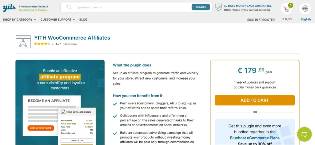 YITH WooCommerce Affiliates Premium