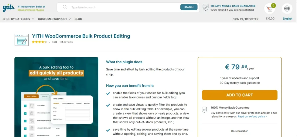 YITH WooCommerce Bulk Product Editing Premium