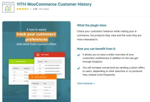 YITH WooCommerce Customer History Premium