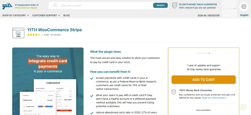 YITH WooCommerce Stripe Premium