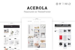 Acerola – Ultra Minimalist Agency WordPress Theme