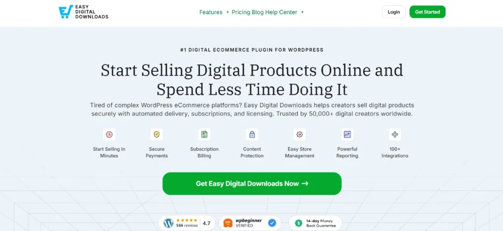 Easy Digital Downloads – Pricing Tables