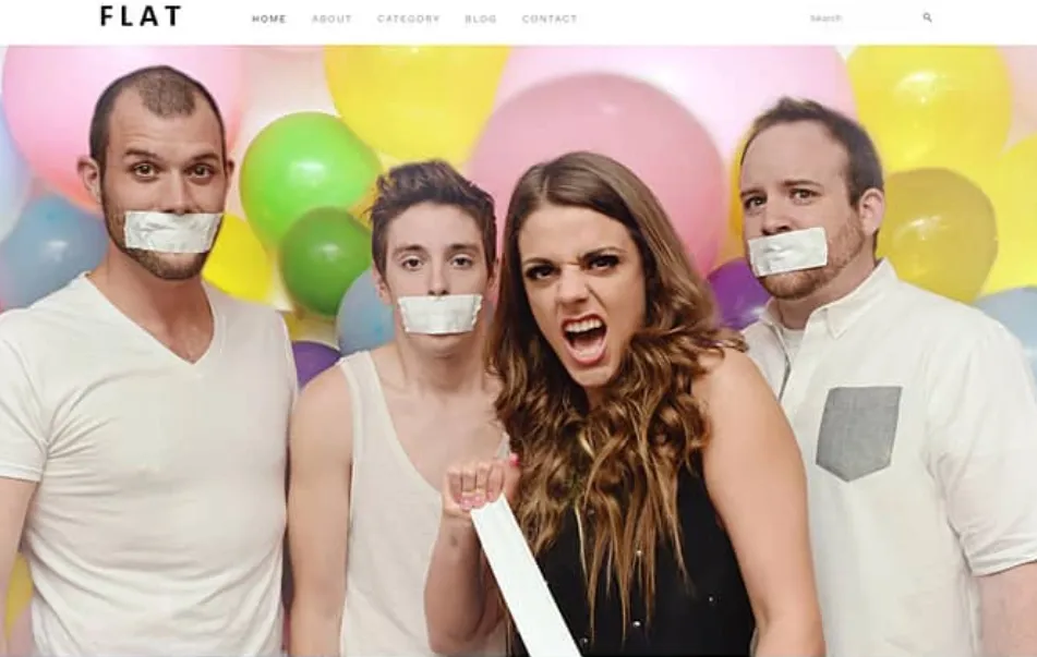 Flat Responsive WordPress Theme Premium