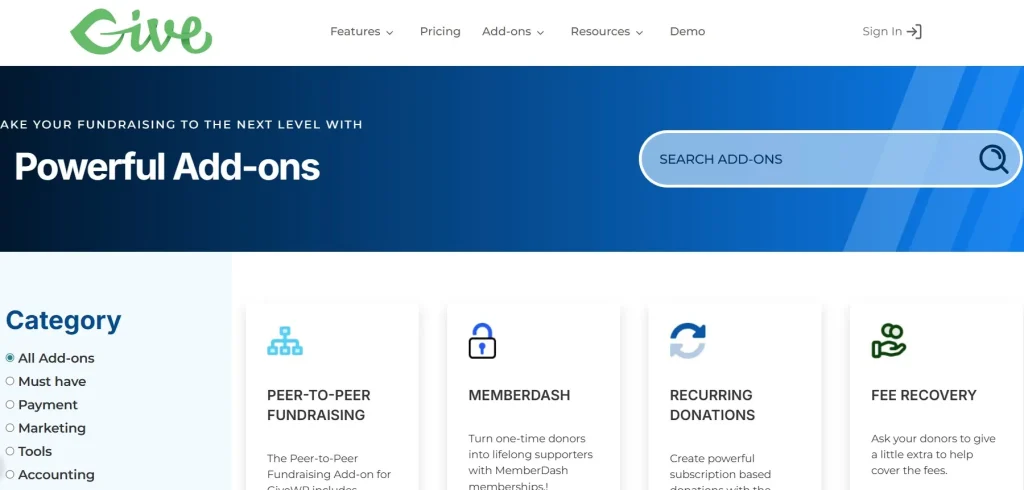 Give – Per Form Emails