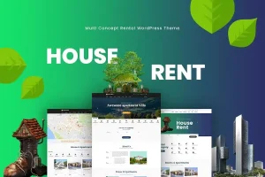 HouseRent – Multi Concept Rental WordPress Theme
