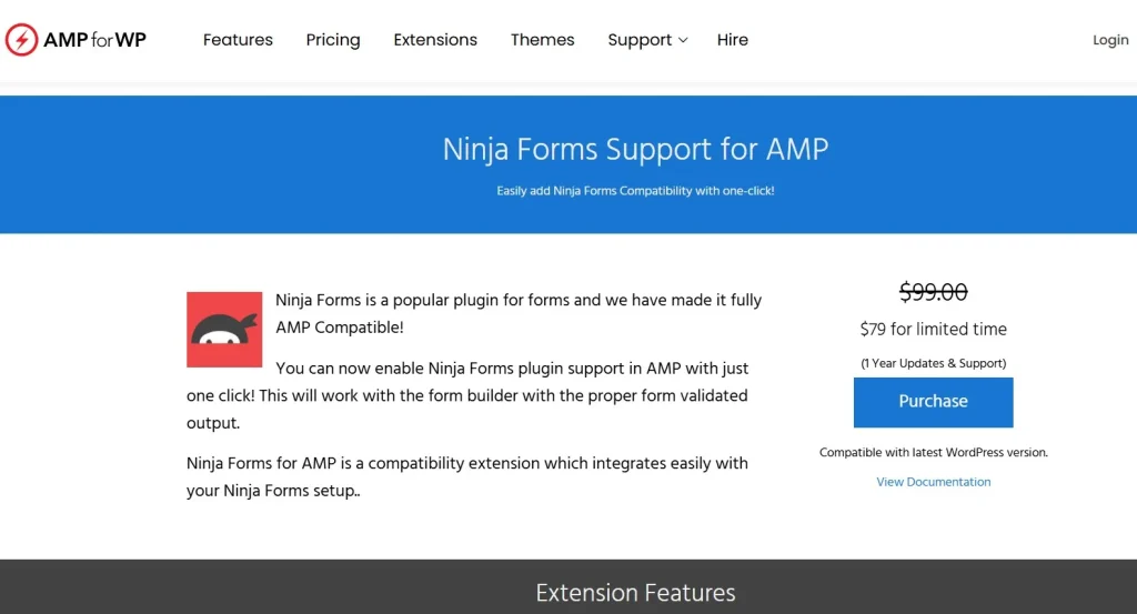 Ninja Forms for AMP