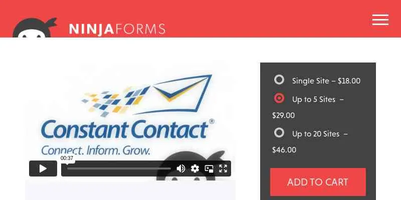 Ninja Forms – Constant Contact