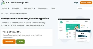 Paid Memberships Pro – BuddyPress Add On