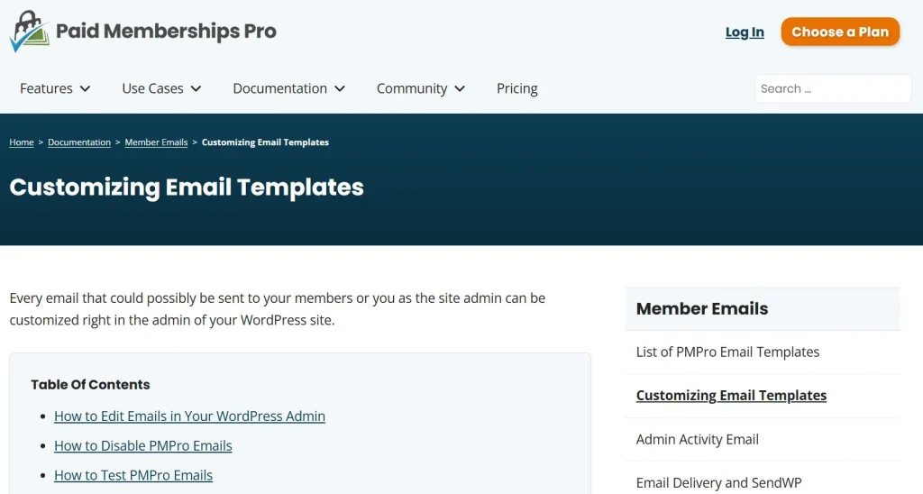 Paid Memberships Pro – Email Templates Add On