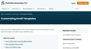 Paid Memberships Pro – Email Templates Add On