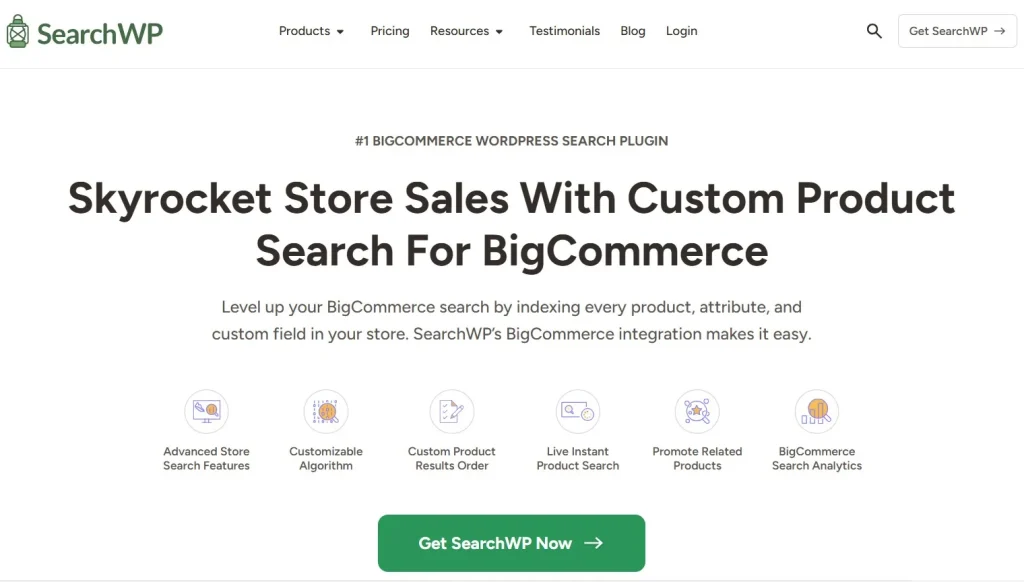 SearchWP BigCommerce Integration
