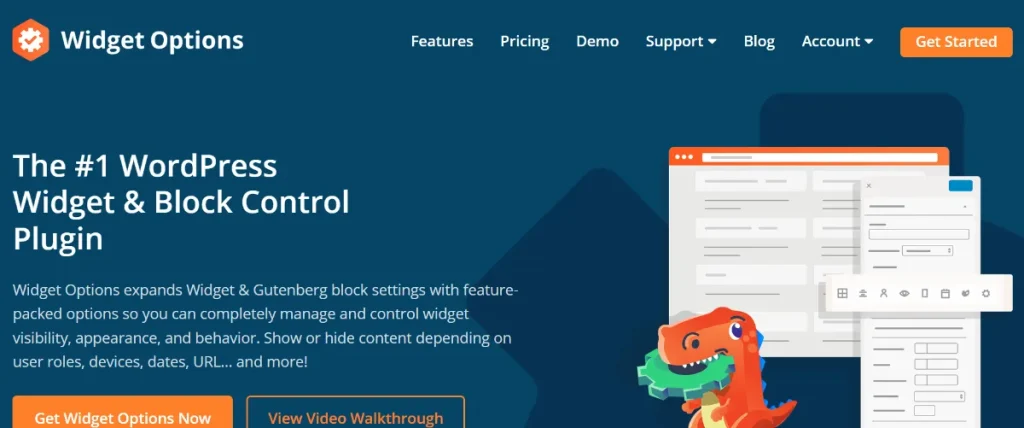Sliding Widget Options