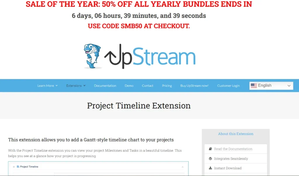 UpStream Project Timeline
