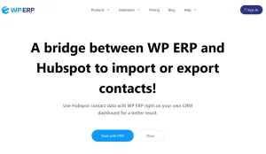 WP ERP – HubSpot Contacts Sync
