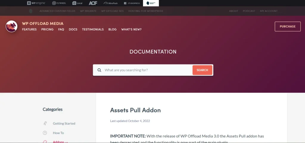 WP Offload Media – Assets Pull Addon