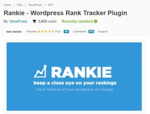 WordPress Rankie