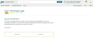 YITH Custom Login