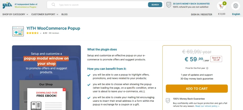 YITH Newsletter Popup