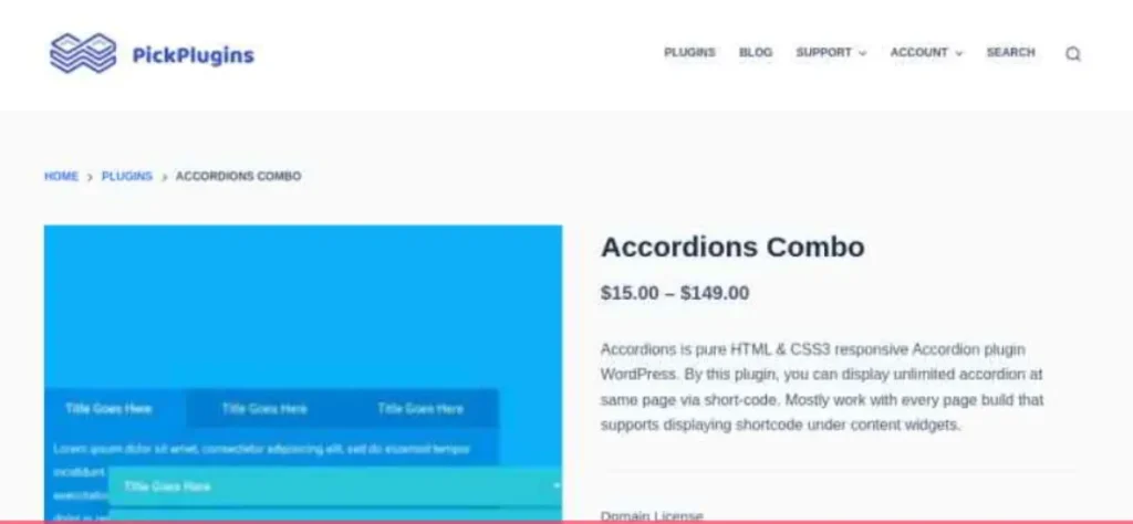 Accordions by PickPlugins – Pro