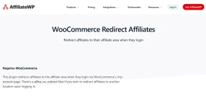 AffiliateWP – WooCommerce Redirect Affiliates