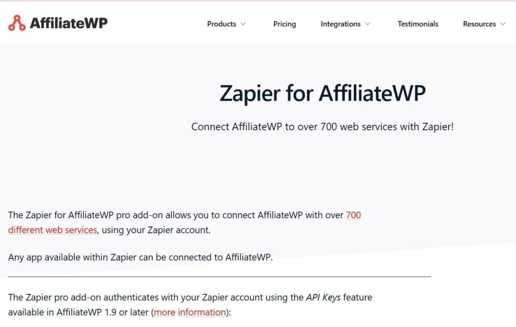 AffiliateWP – Zapier – Automated Tasks