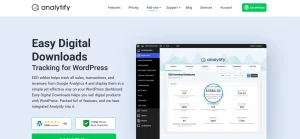 Analytify – Easy Digital Downloads Tracking