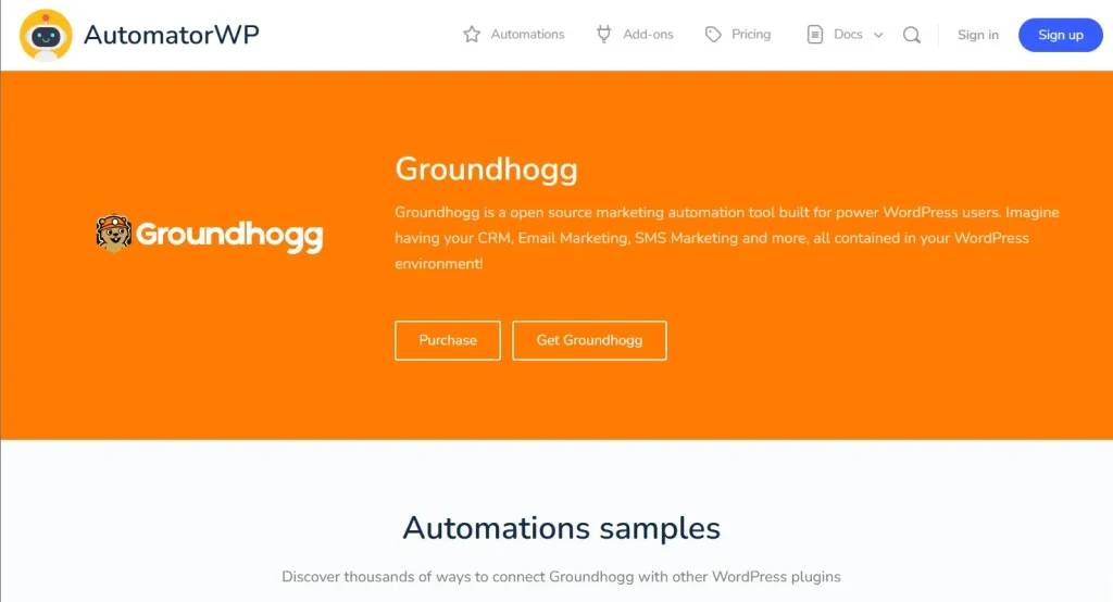 AutomatorWP – Groundhogg
