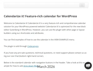 Calendarize It! Contextual Help