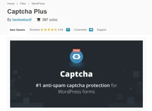 Captcha Plus by BestWebSoft