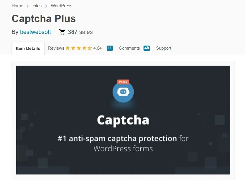 Captcha Plus by BestWebSoft